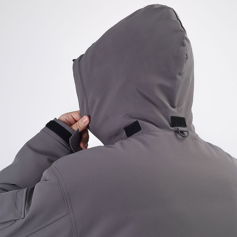 мужская серая куртка Carhartt WIP Colewood Jacket I028380-husky - цена, описание, фото 8
